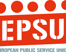 EPSU Solidarity letter with demonstration