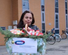 KKDSZ-hez tette le a Mikulás az ajándékát Békéscsabán a Csabagyöngye Kulturális Központ dolgozóinak