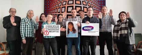 Budapest MTA KIK – KKDSZ szlidaritási akció