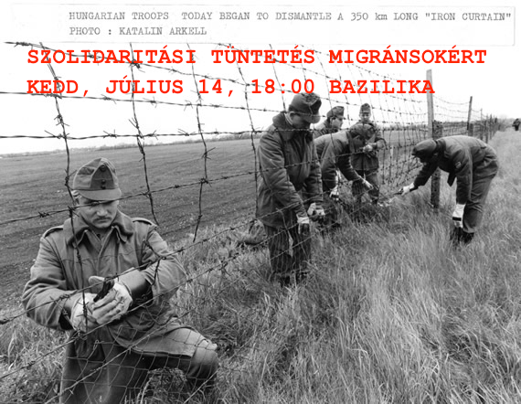 Szolidaritási Tüntetés Migránsokért