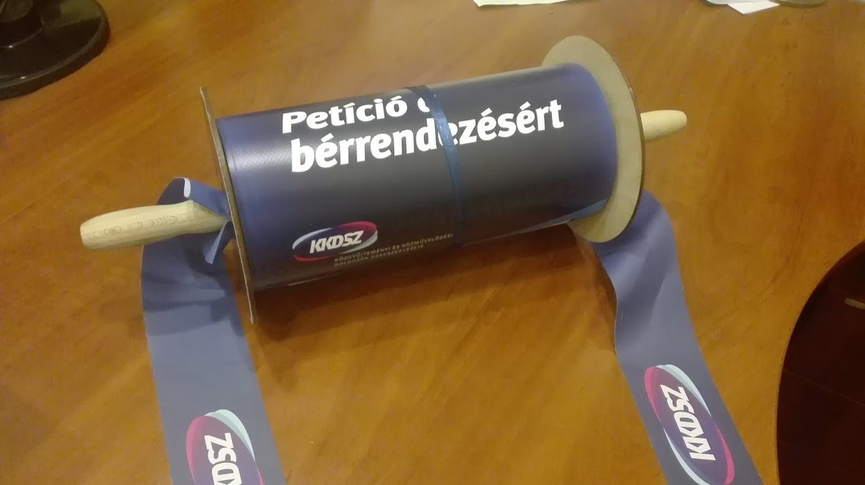 Petició átadás és sajtótájékoztató ma